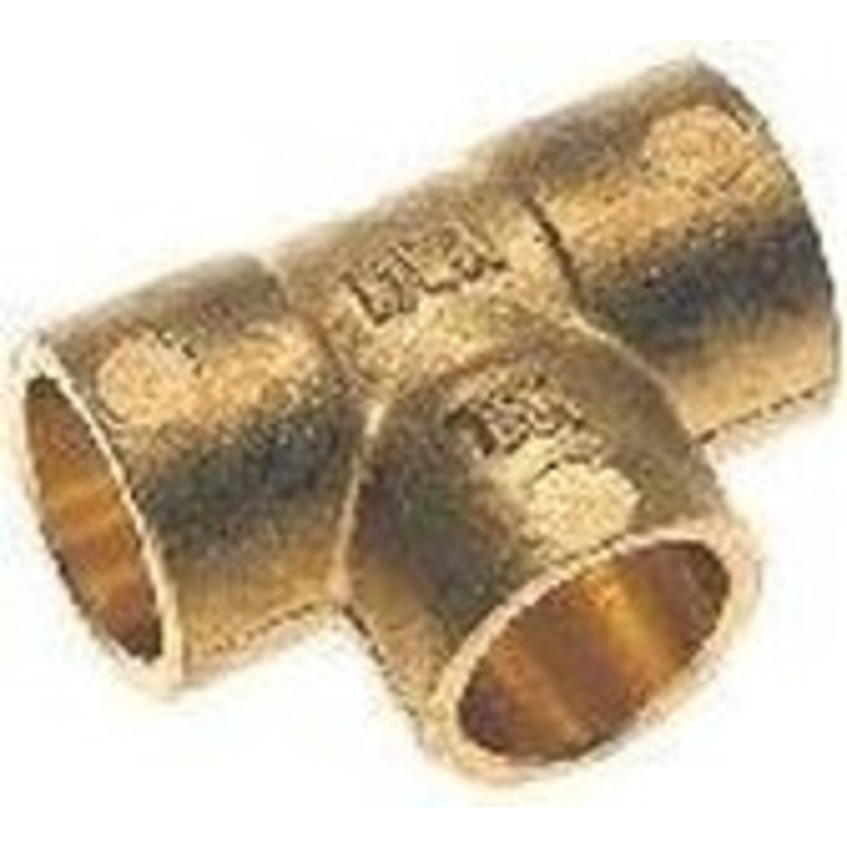 Plieger Soldeer T-stuk 15x12x15mm, messing