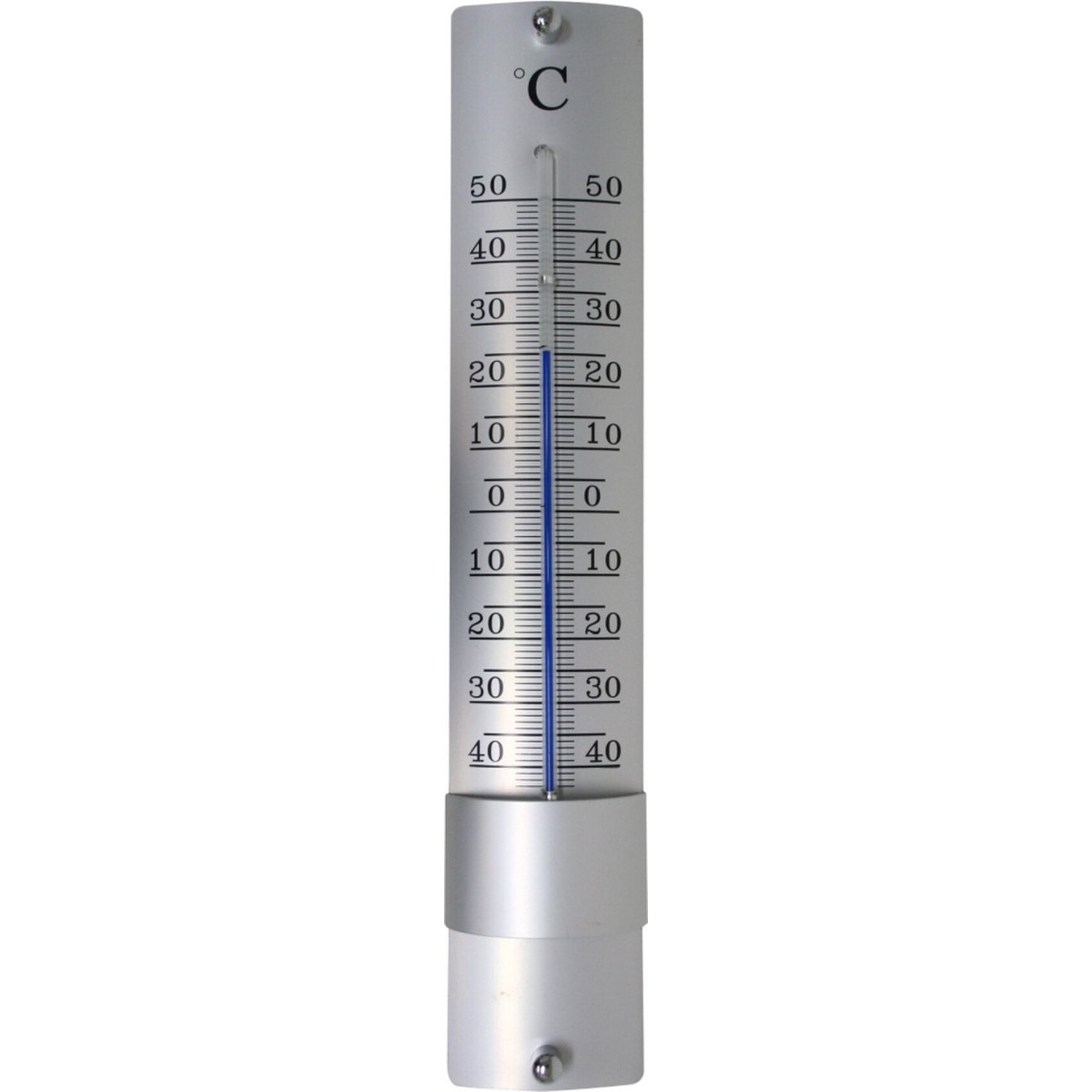 Hendrik Jan Buitenthermometer aluminium 21 cm