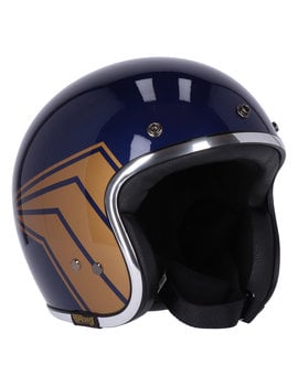 13 and a half Skull bucket helmet crash blue