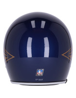 13 and a half Skull bucket helmet crash blue