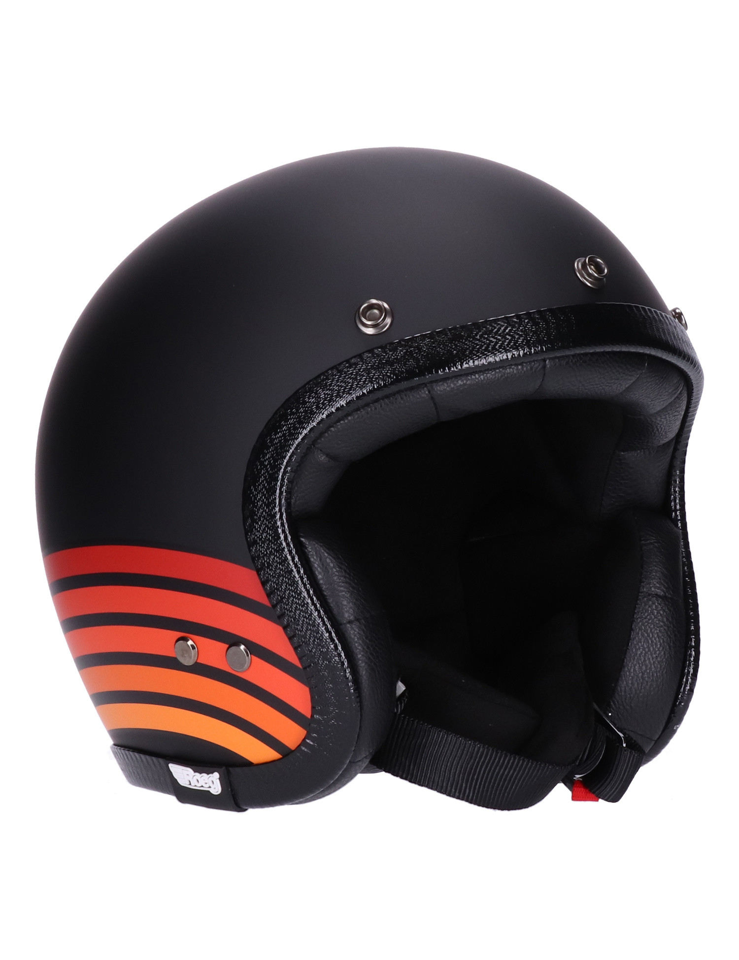 Casco moto Jet Roeg Jettson Matte Black