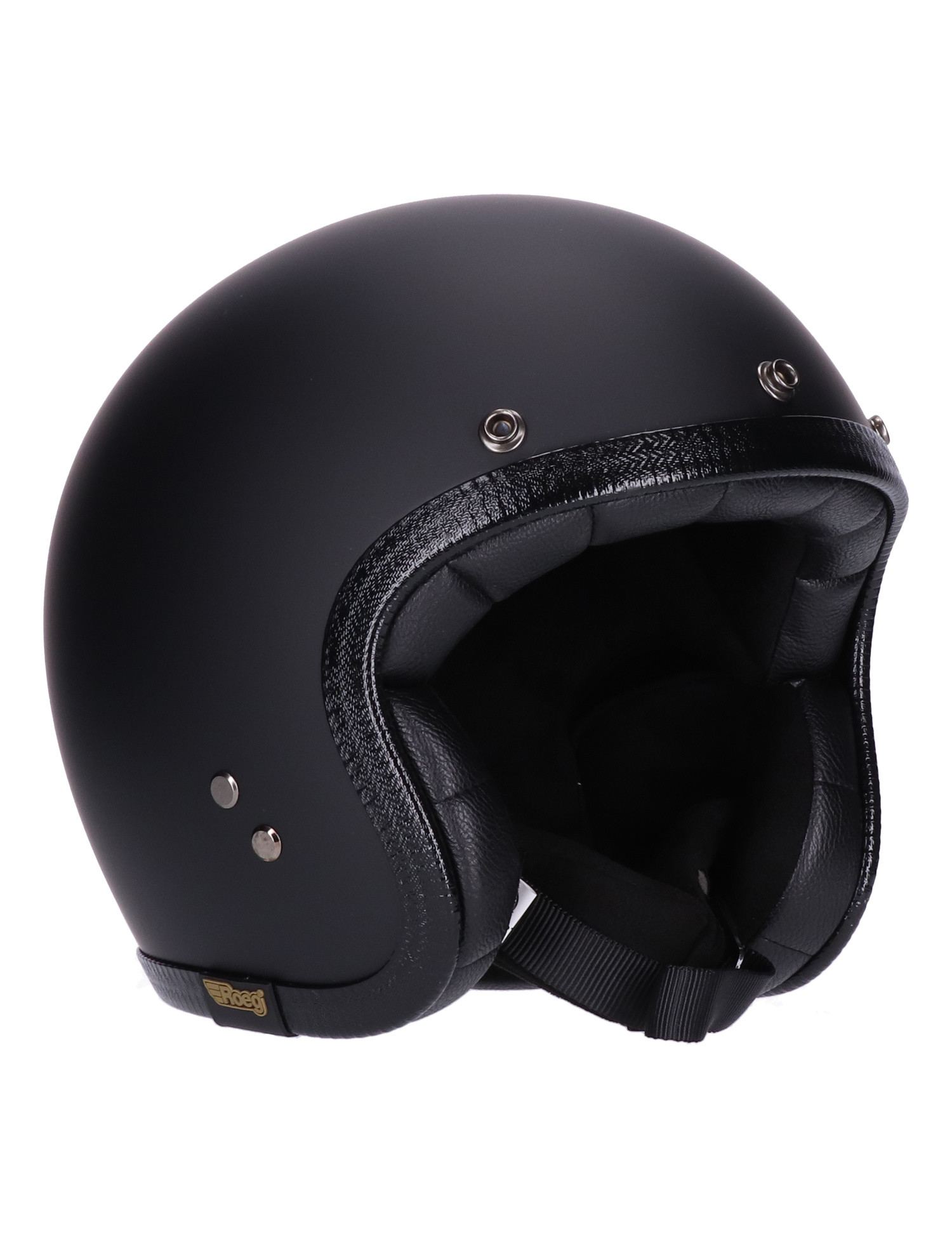 matte black motorcycle helmet