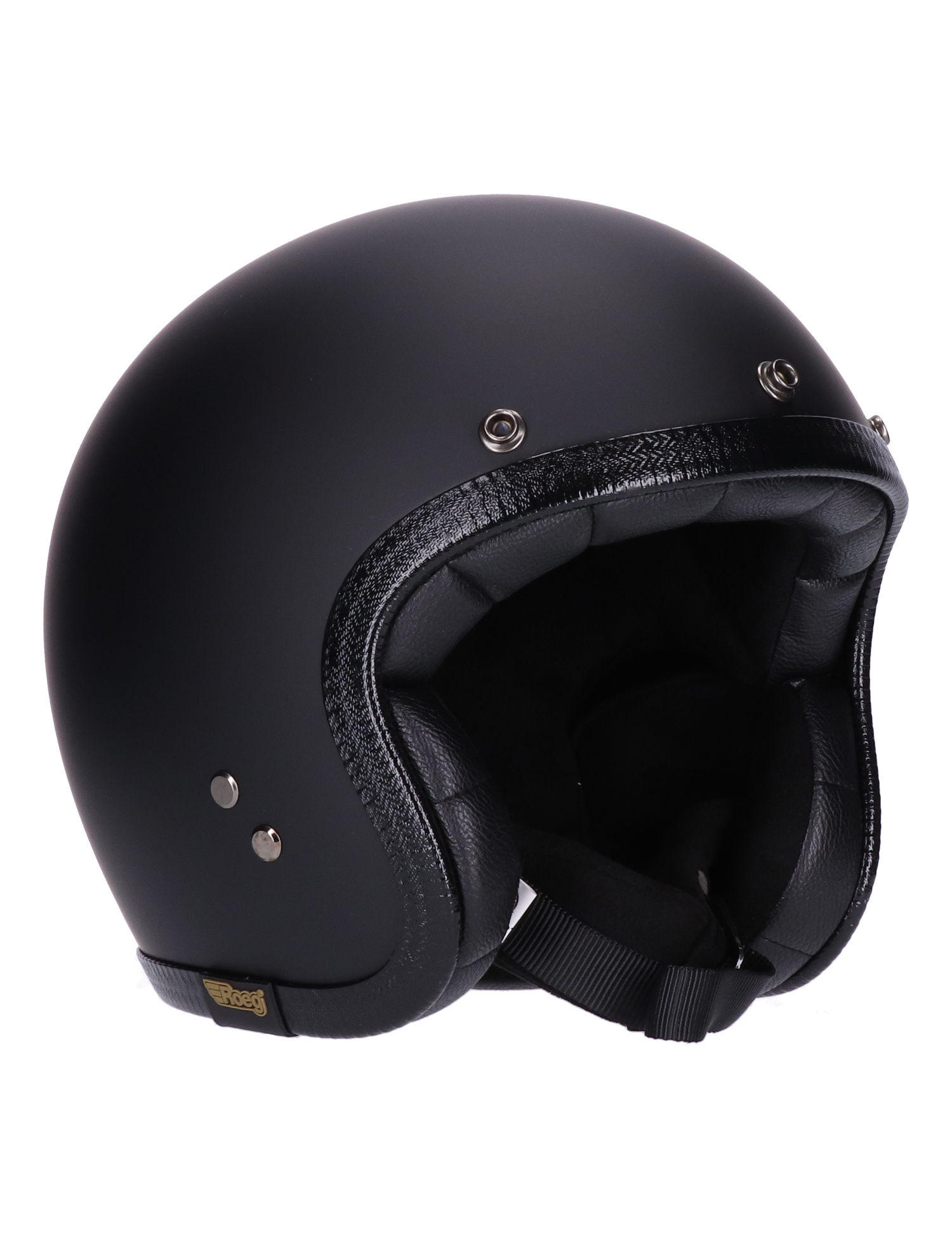 Casque Jet Vintage Black Jettson 2.0 approuvé