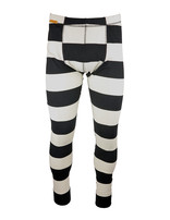 Roeg Long John striped pant black/offwhite