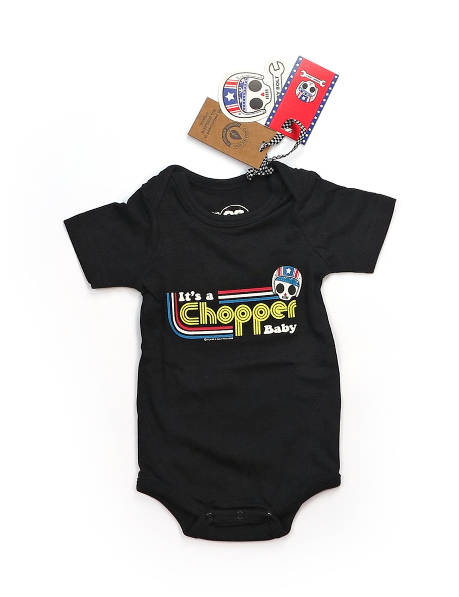 Bobby Bolt It's a chopper baby bodysuit