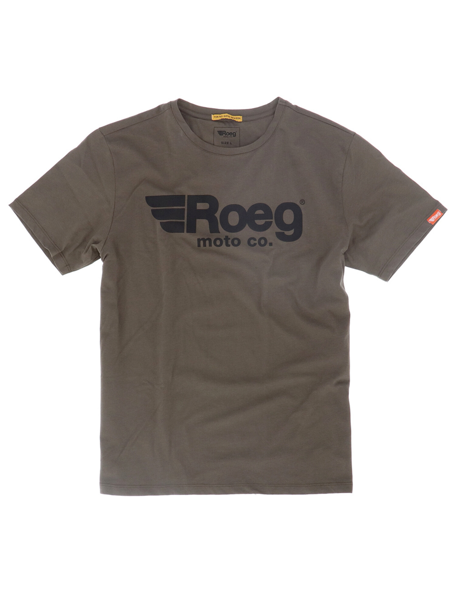 Roeg Logo t-shirt olive green - Roeg BV