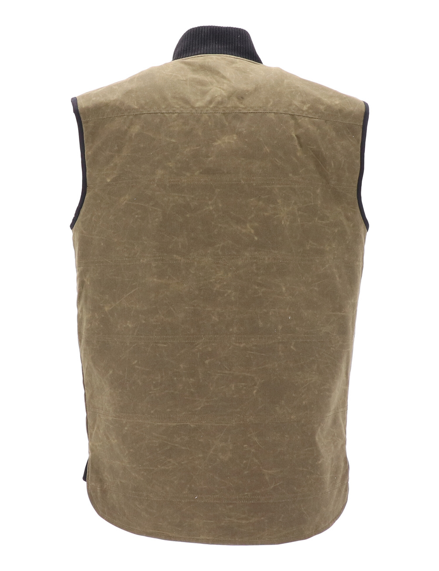 Roeg Brad waxed vest green