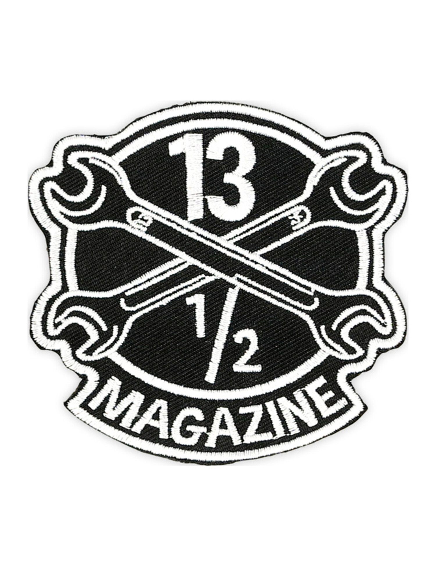 13 and a half 13 1/2 Logo patch