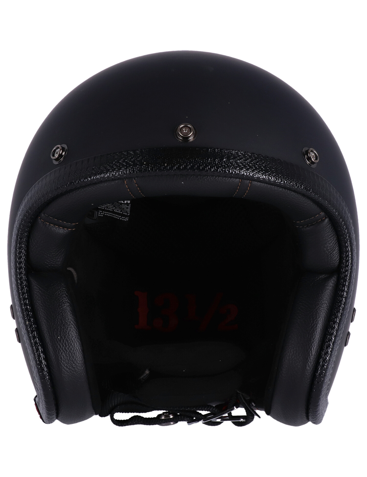 13 and a half Skull bucket helmet matte black