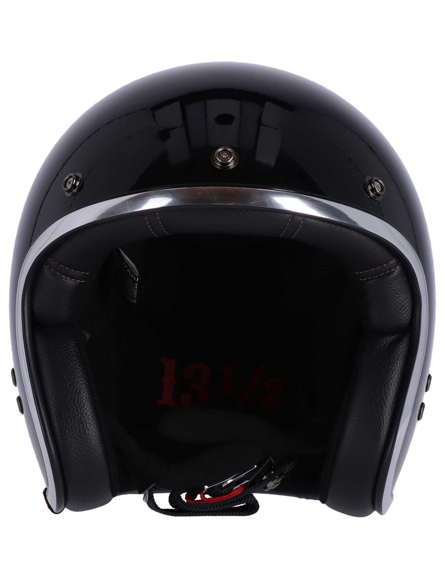 13 and a half Skull bucket helmet black