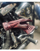 13 and a half Loud Ride gloves burgundy