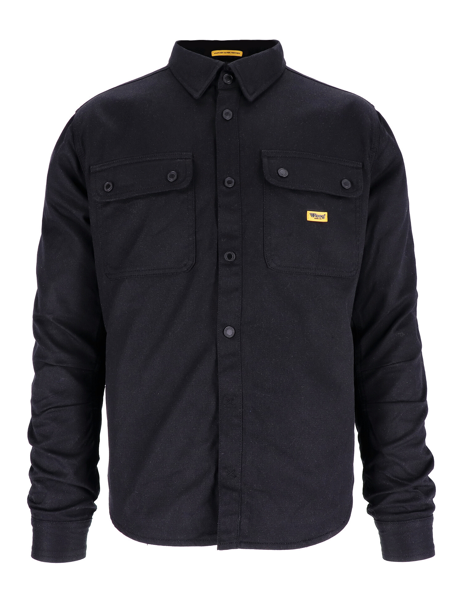 Roeg Chris wax overshirt black