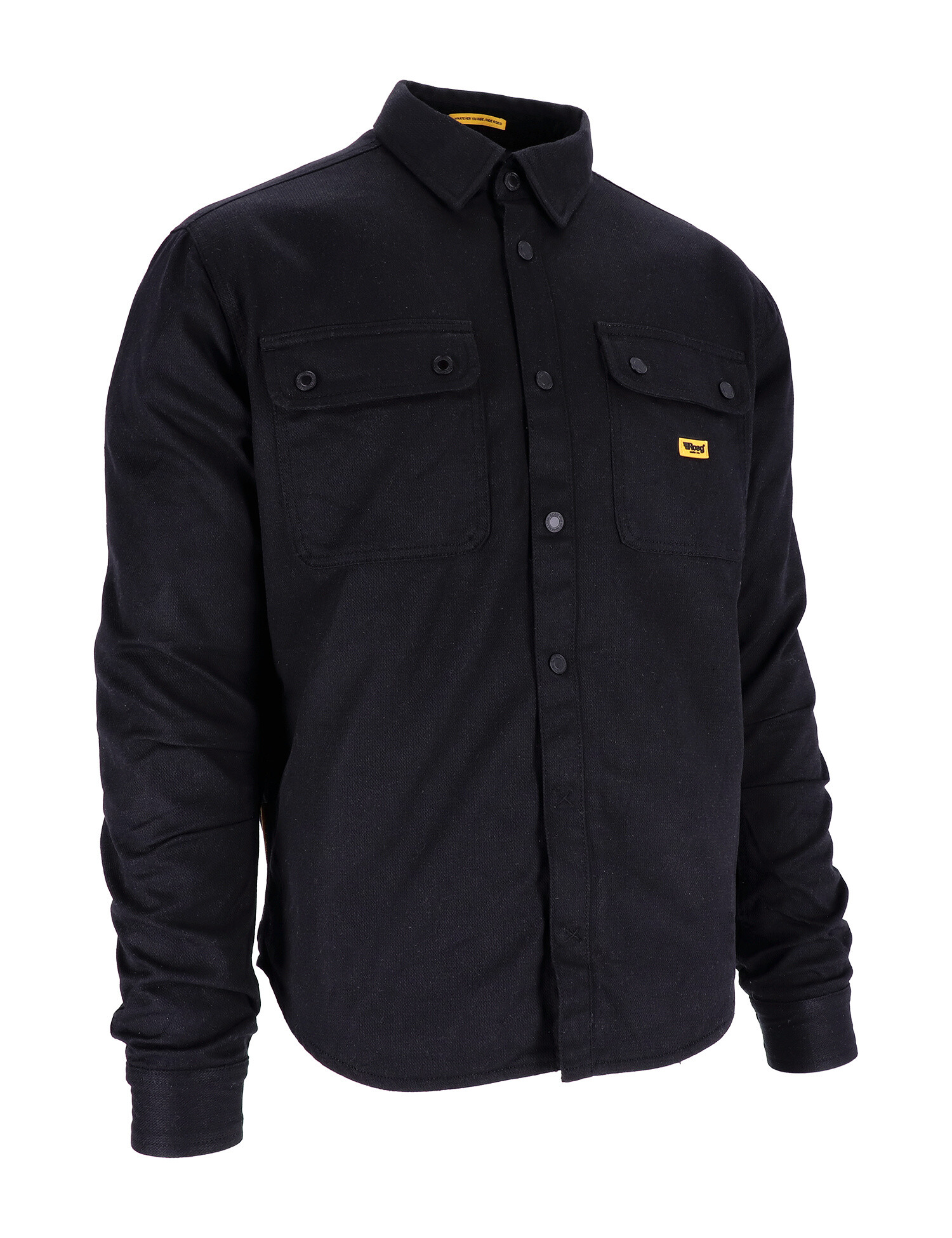 Roeg Chris wax overshirt black