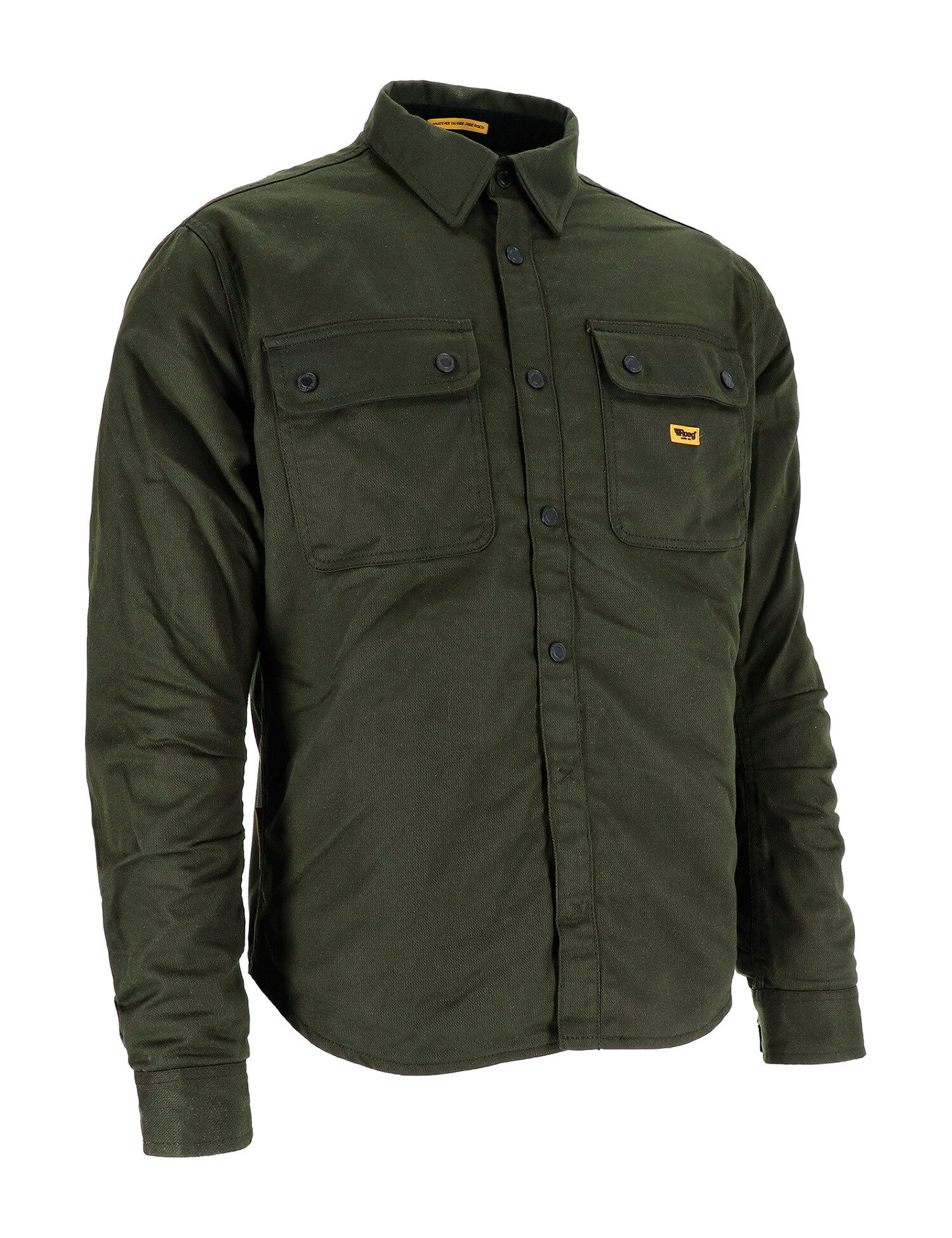 Roeg Chris wax overshirt army