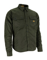 Roeg Chris wax overshirt army