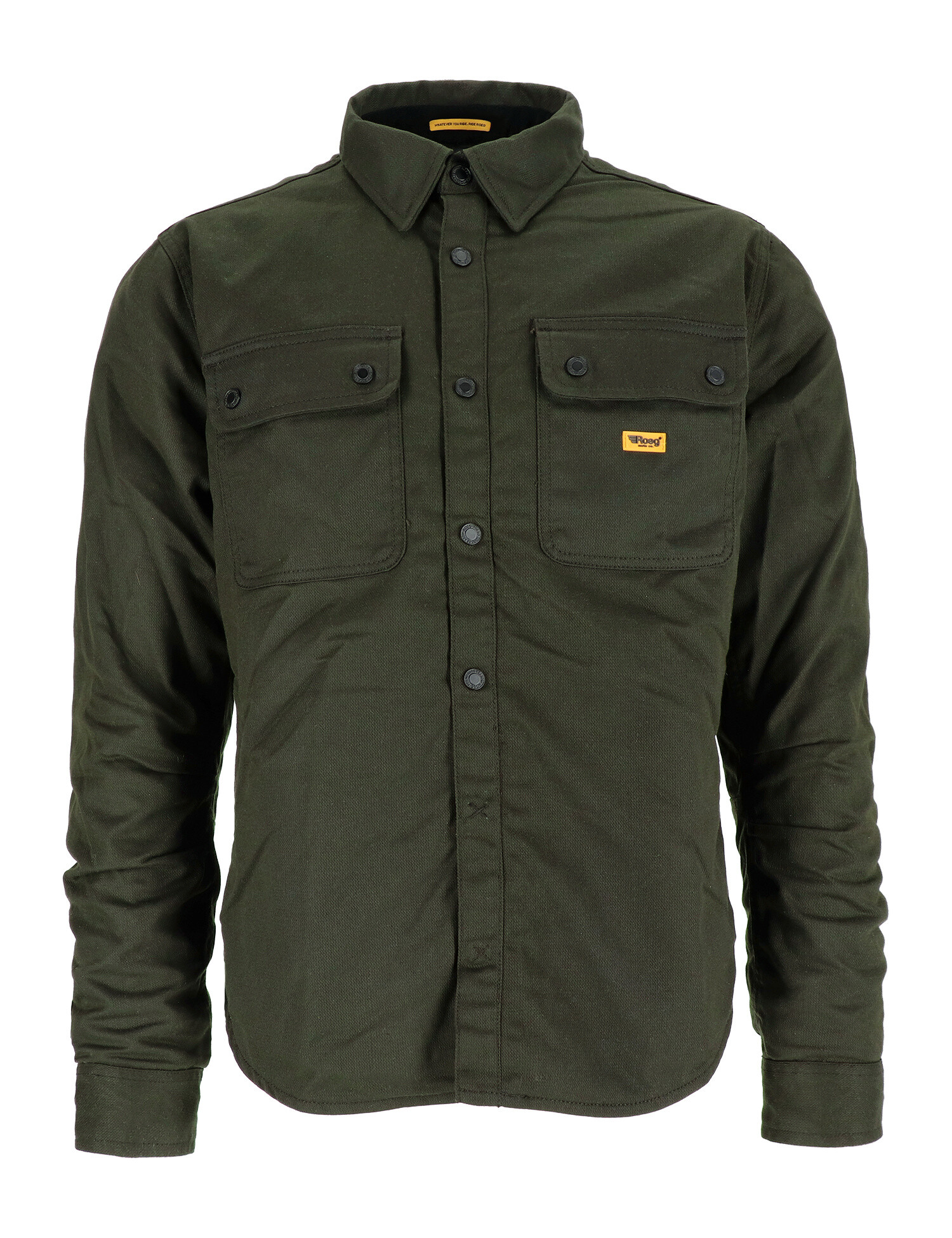 Roeg Chris wax overshirt army