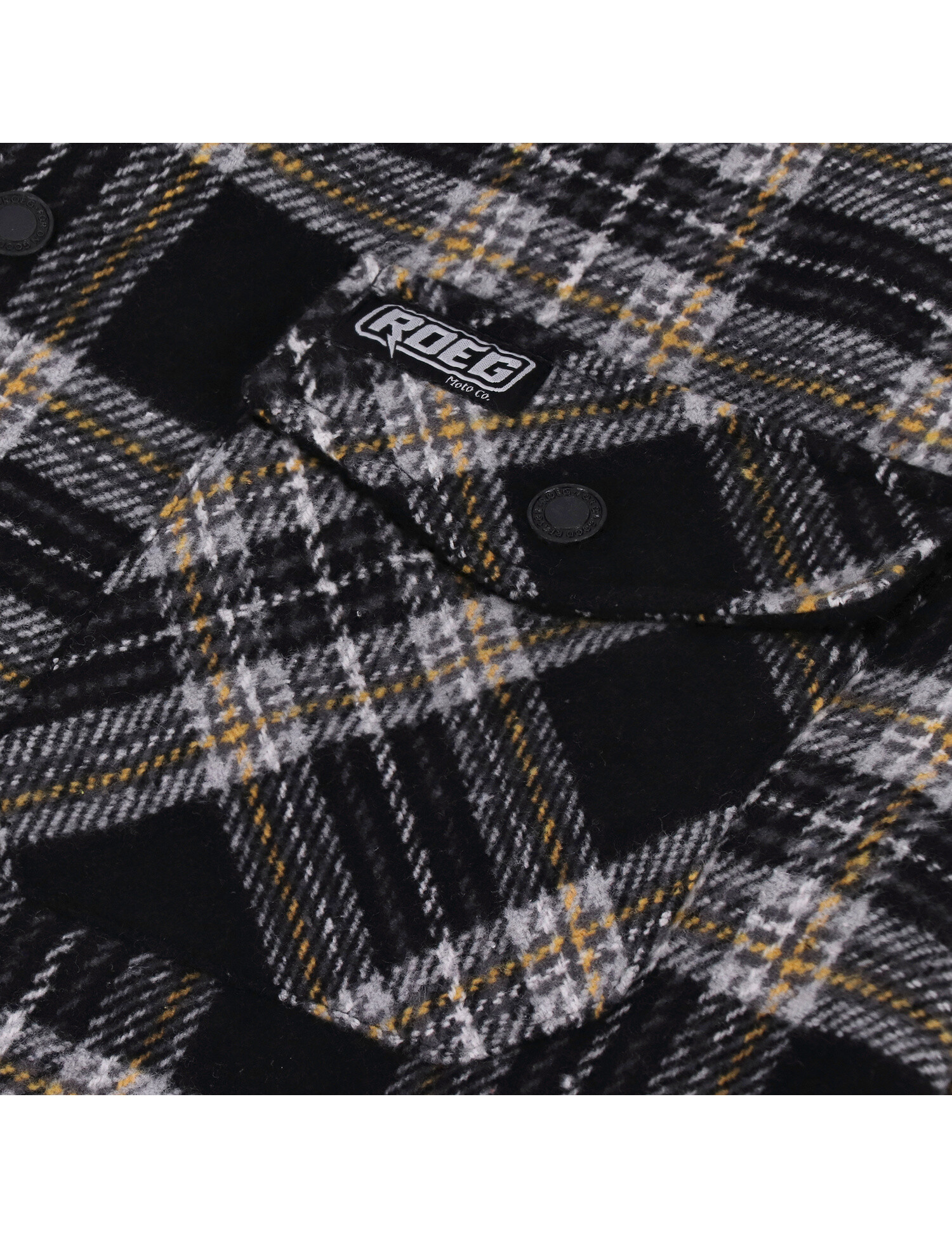 Roeg Blaze flannel shirt grey
