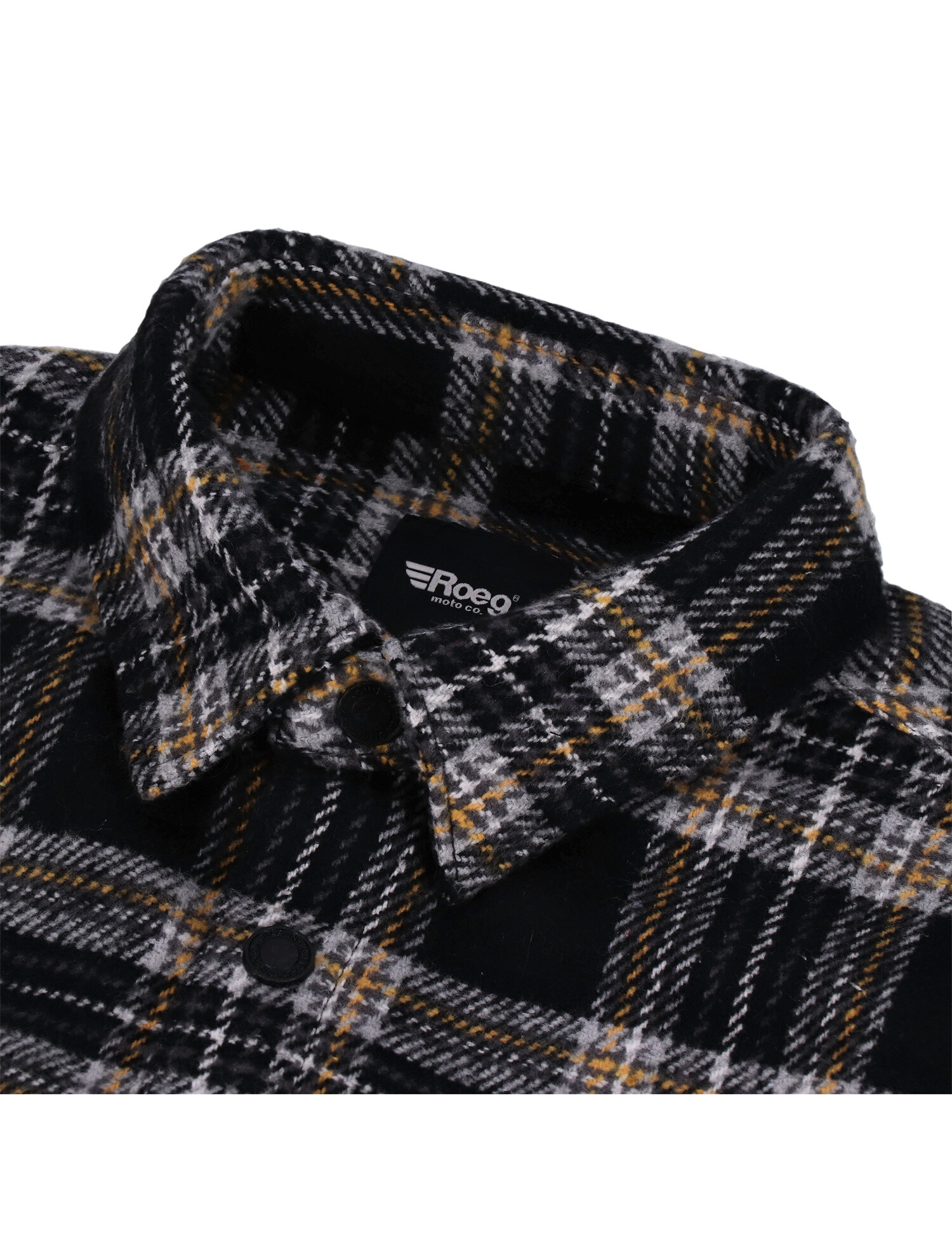 Roeg Blaze flannel shirt grey