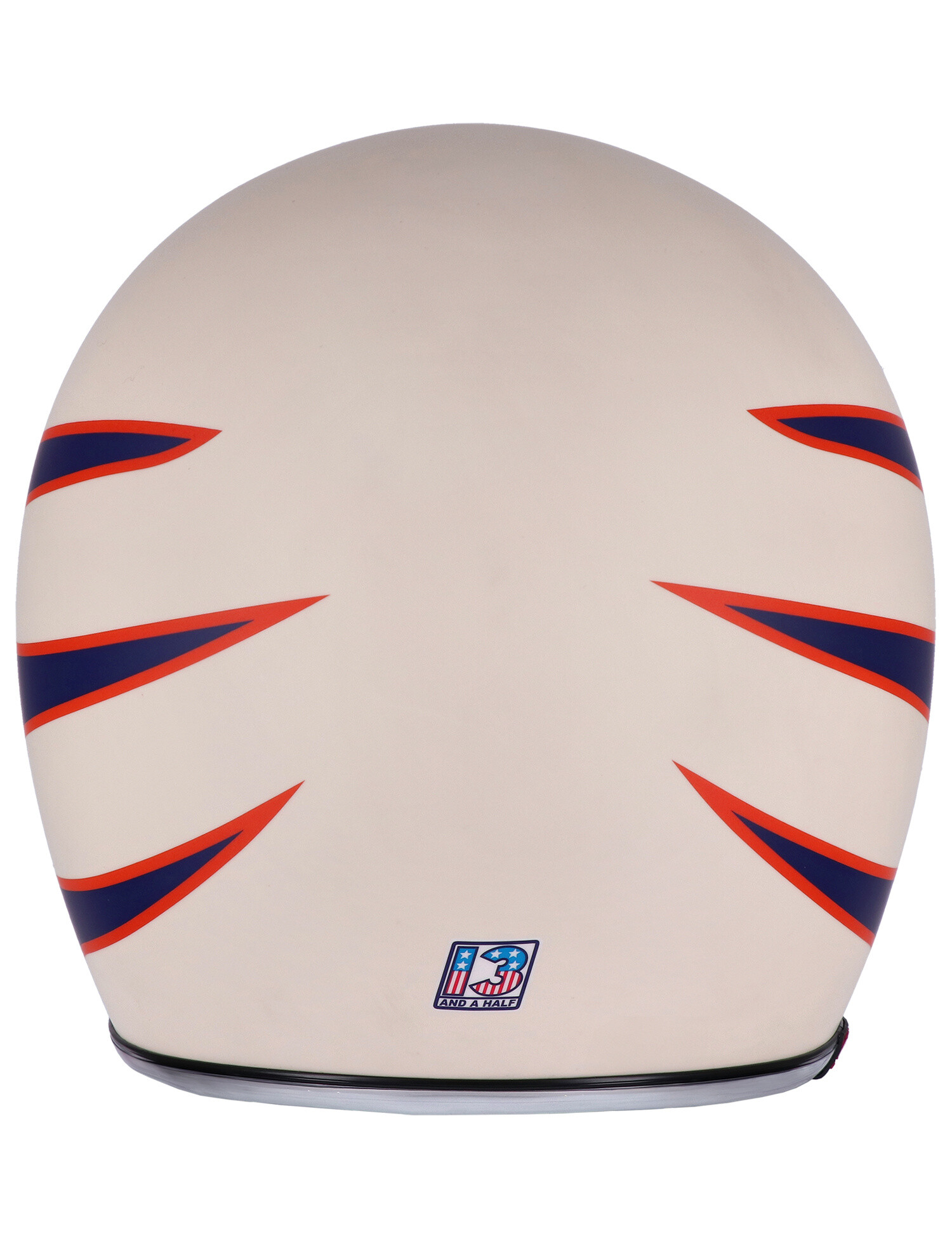 13 and a half Skull bucket helmet Superior vintage white