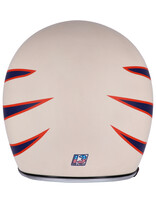 13 and a half Skull bucket helmet Superior vintage white