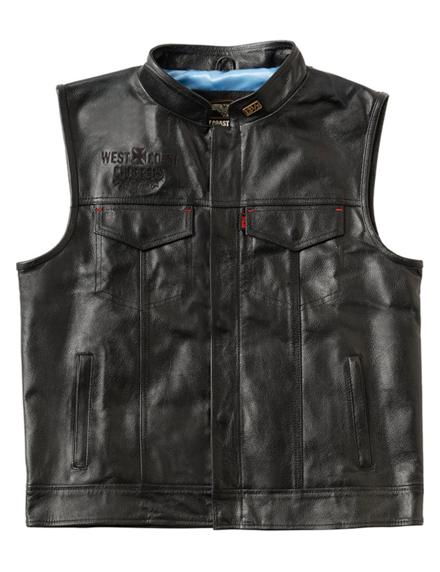 13 and a half WCC x 13 1/2 Dominator leather riding vest