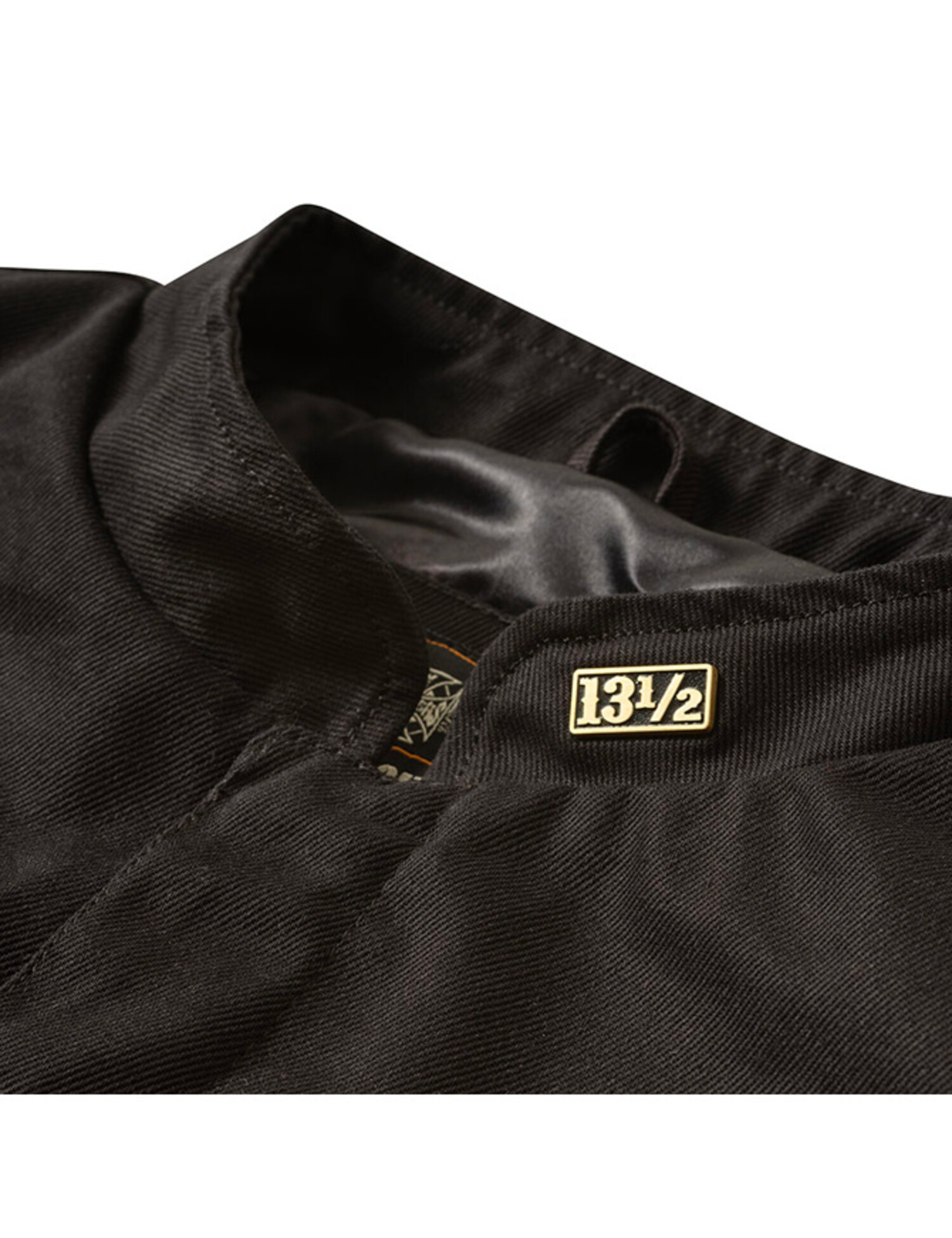 13 and a half WCC x 13 1/2 Dominator black canvas riding vest