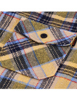 13 and a half Steel flannel yellow