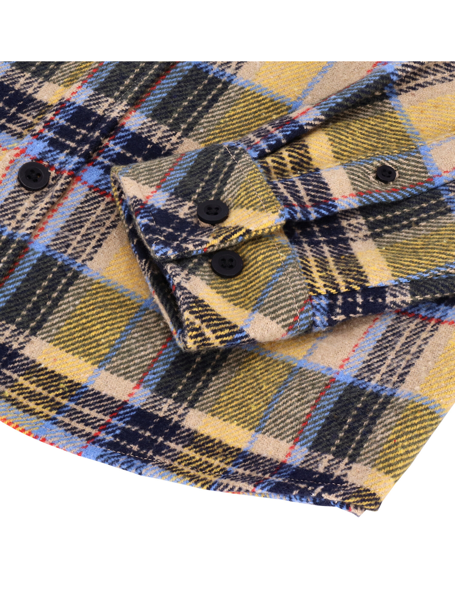13 and a half Steel flannel yellow