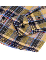 13 and a half Steel flannel yellow