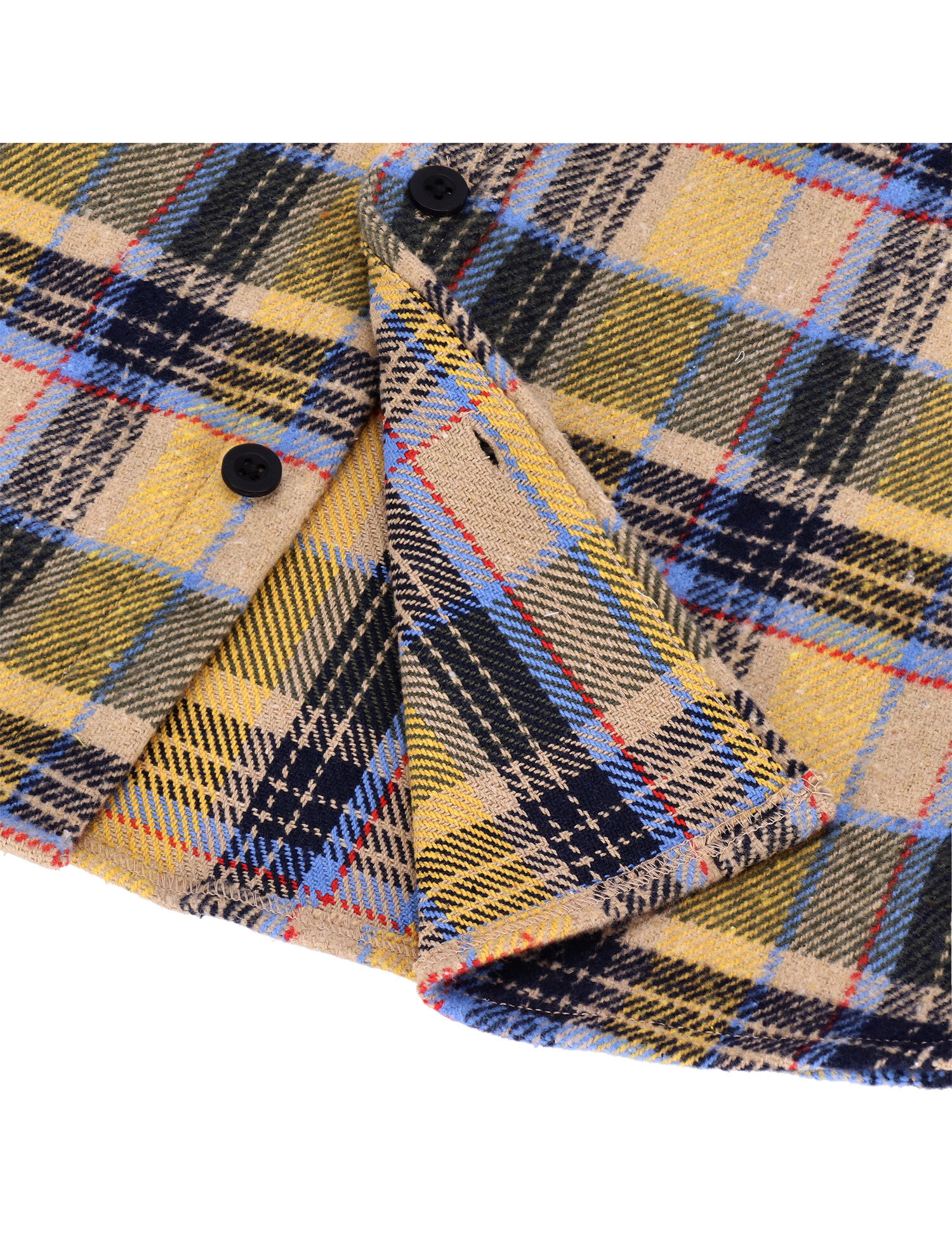 13 and a half Steel flannel yellow