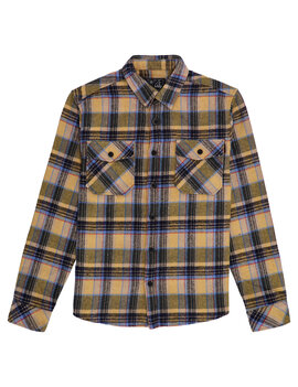 13 and a half Steel flannel yellow