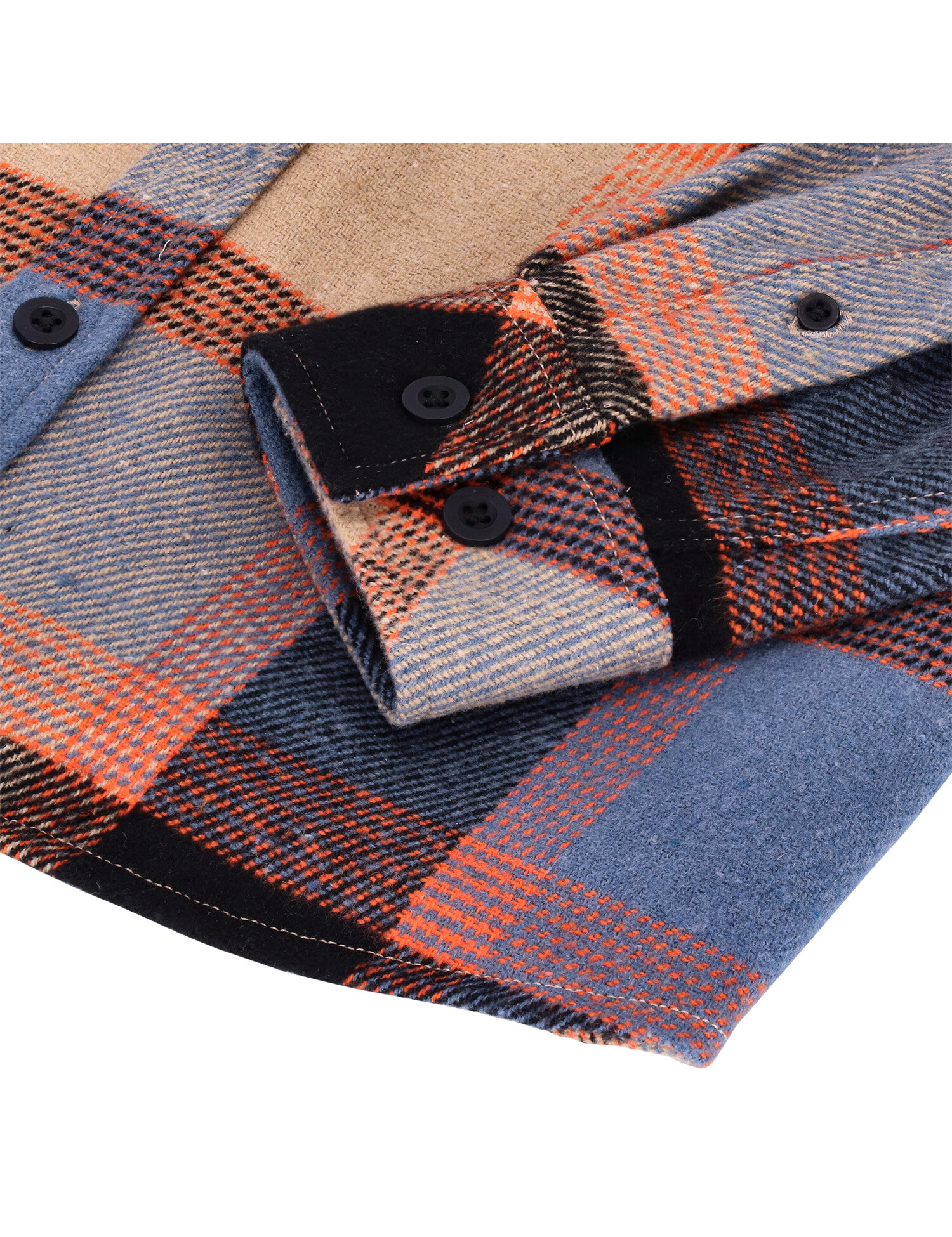 13 and a half Steel flannel oxblood