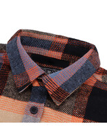 13 and a half Steel flannel oxblood