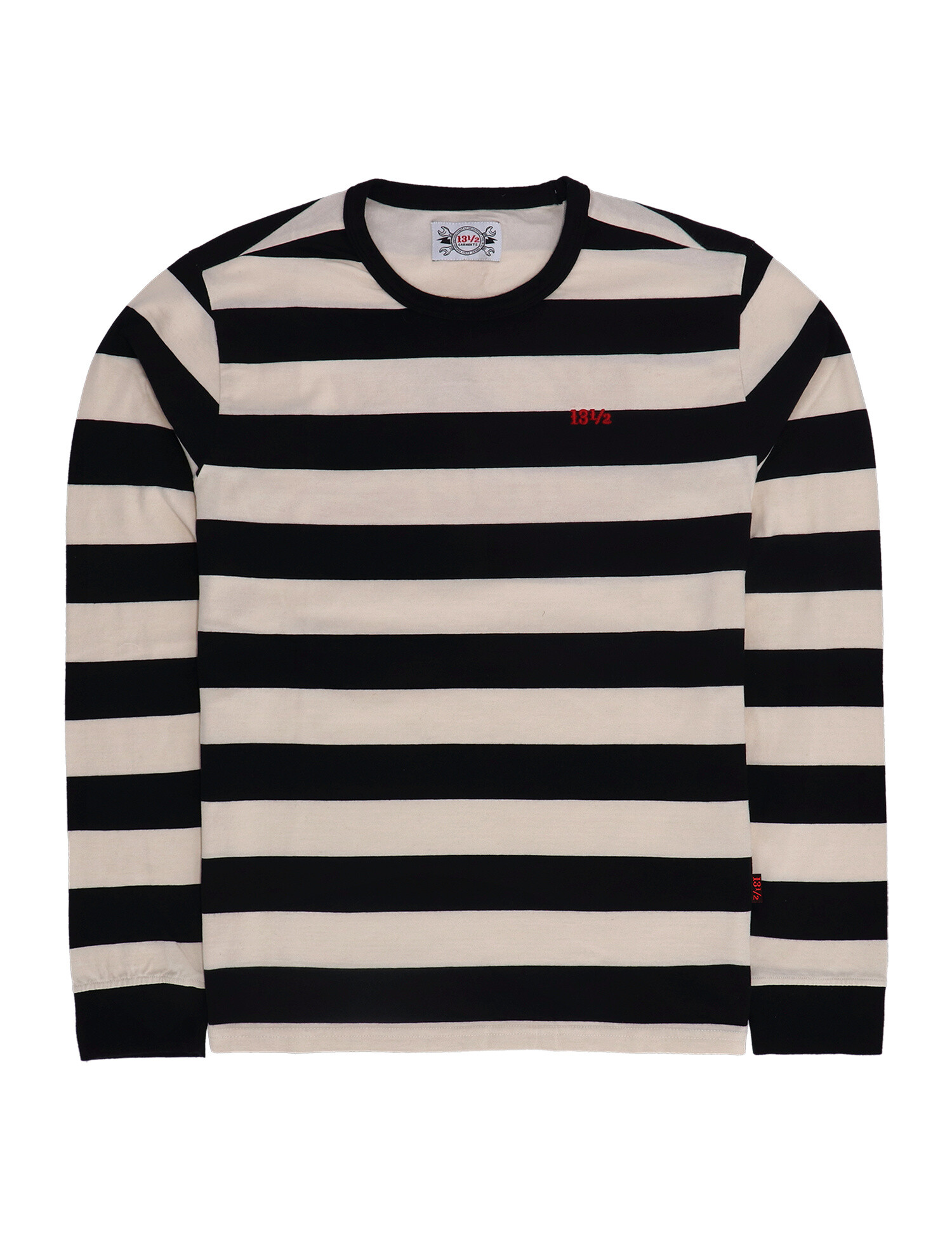 13 and a half KOC long sleeve black/white
