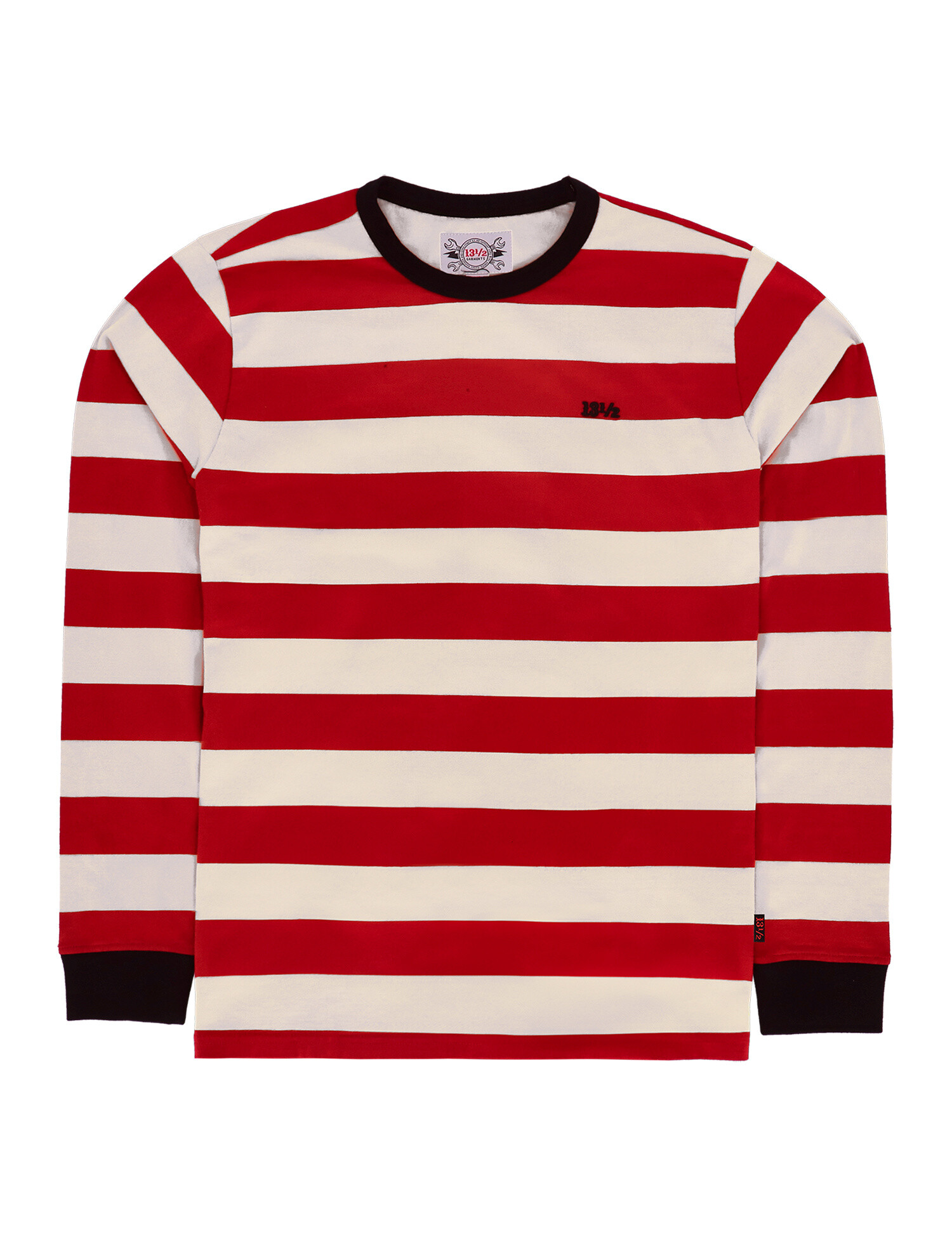 13 and a half TSR long sleeve red/white