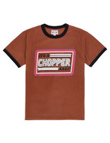 13 and a half It's a chopper baby! t-shirt brown