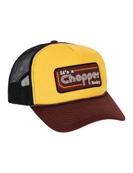 13 and a half IACB trucker cap brown/yellow