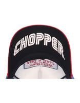13 and a half Outlaw club trucker cap blue/red