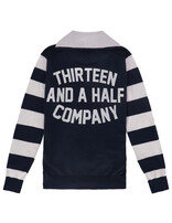 13 and a half 13 1/2 Outlaw half-zip sweater black/red - Copy