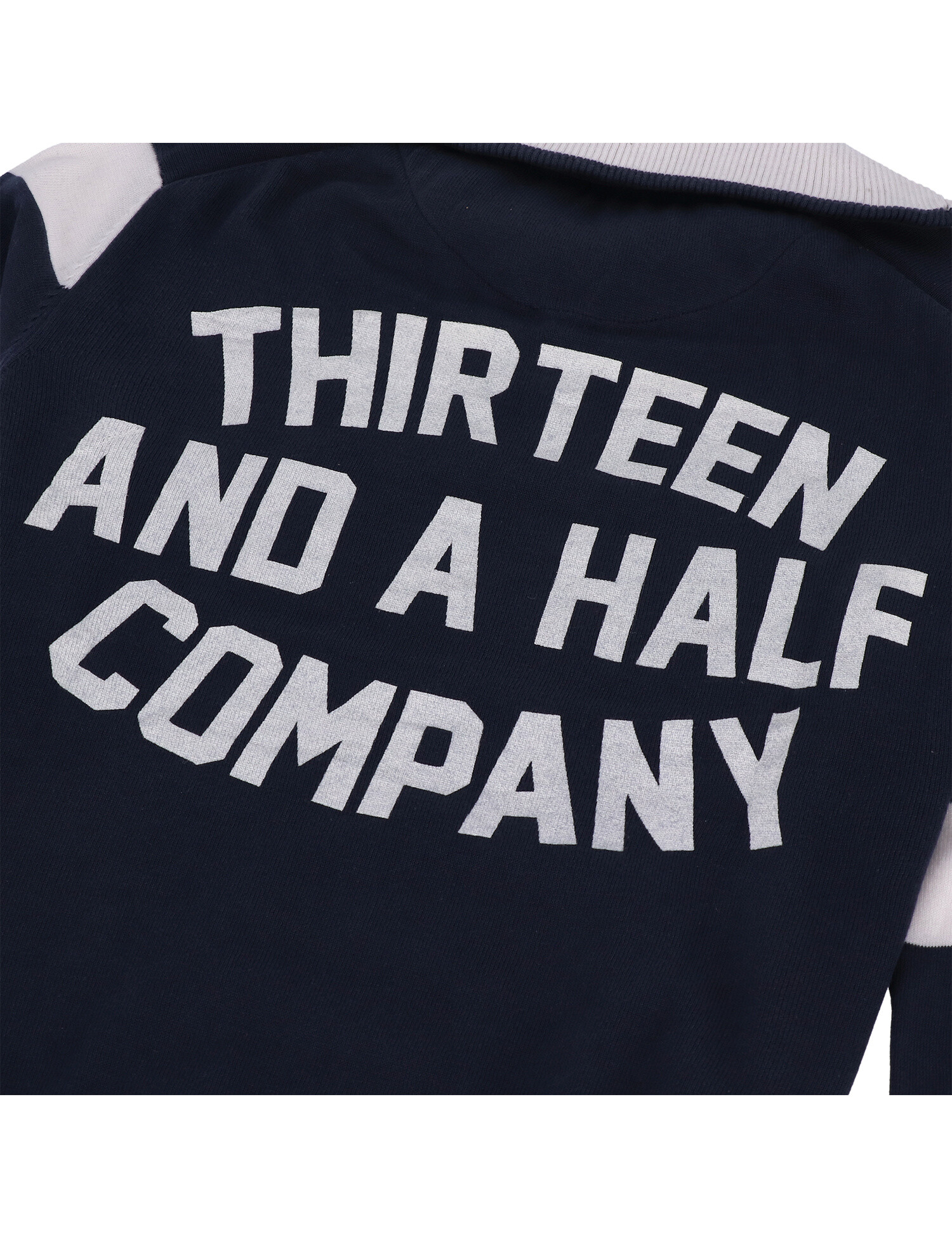 13 and a half 13 1/2 Outlaw half-zip sweater black/red - Copy