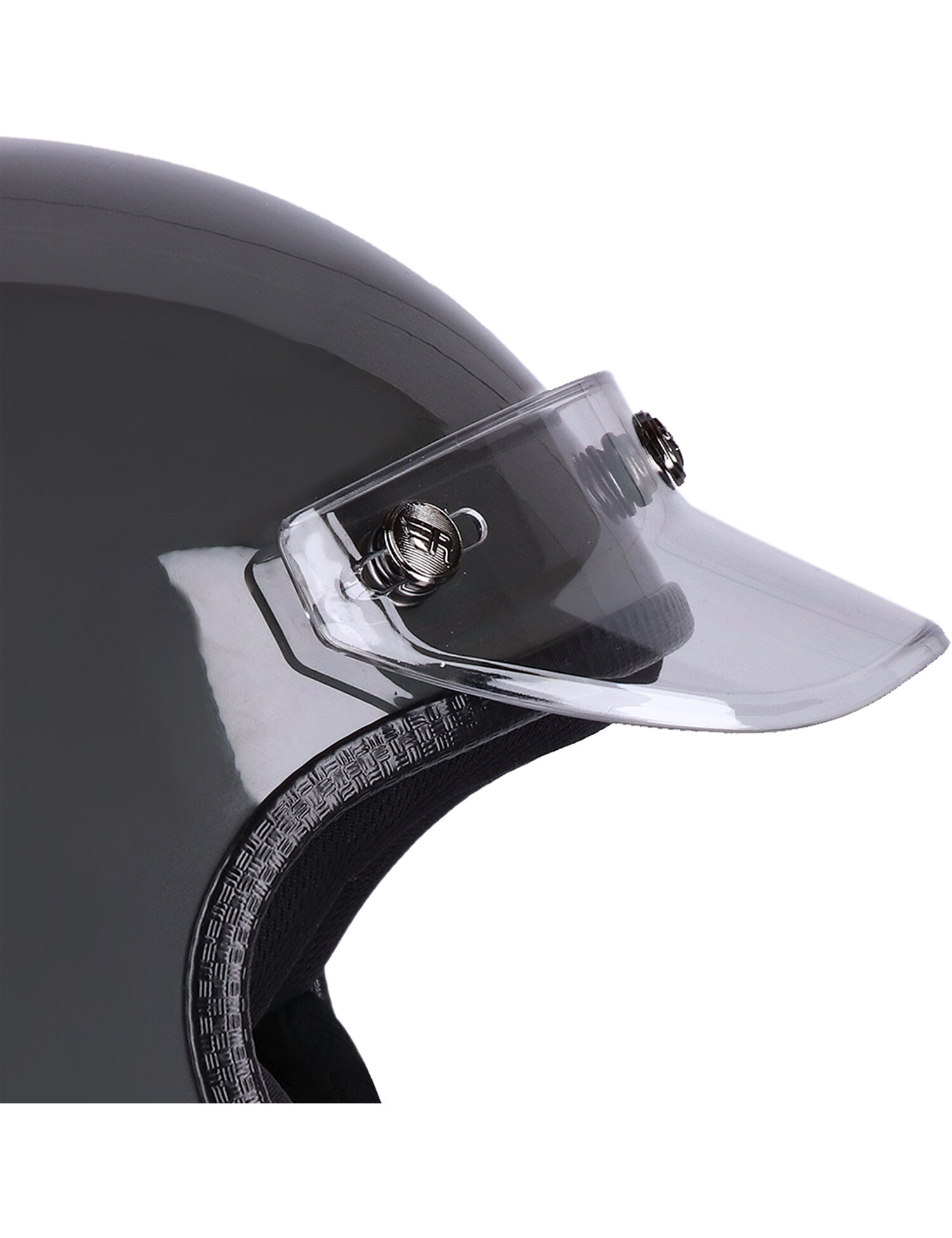 Roeg Jett translucent peak clear