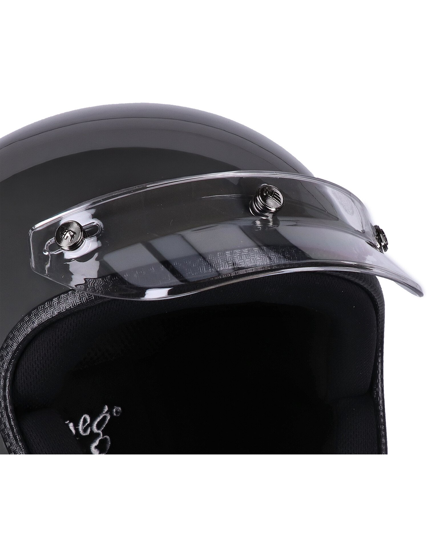 Roeg Jett translucent peak clear