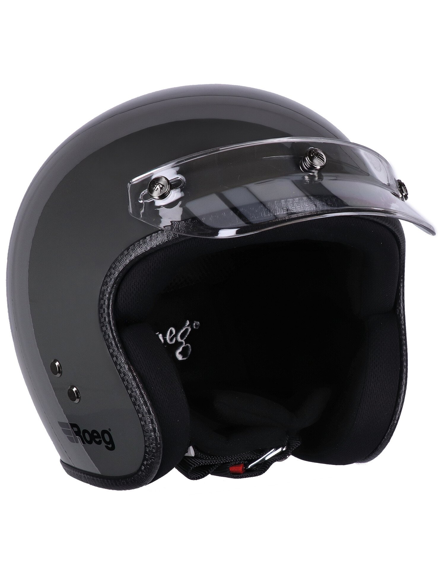 Roeg Jett translucent peak clear