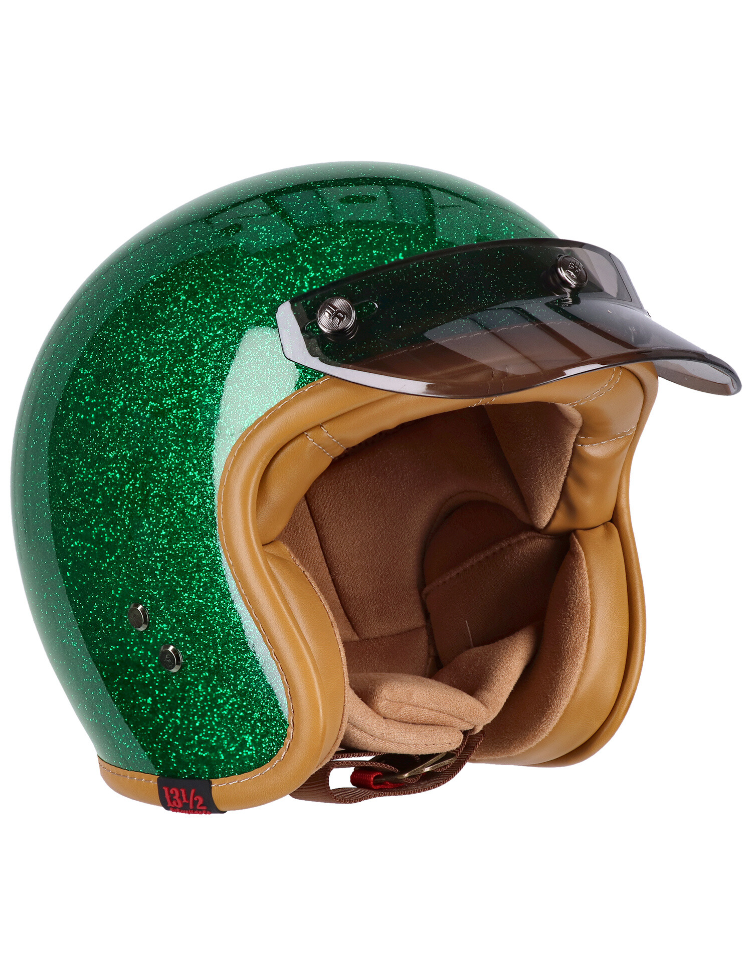 13 and a half Skull bucket helmet Lucky clover