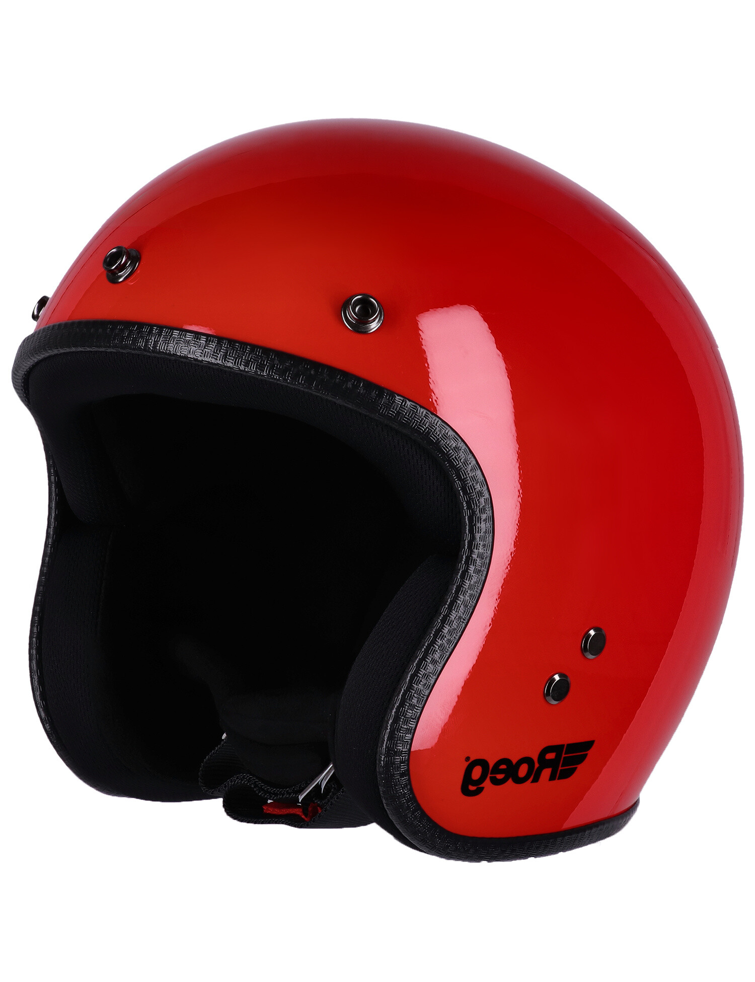 Roeg JETT helmet flaming red gloss