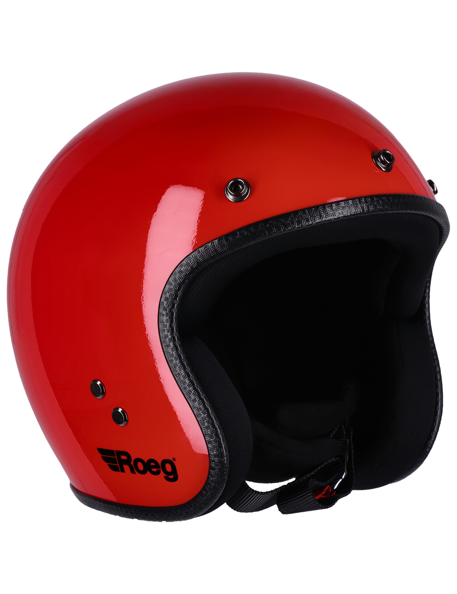 Roeg JETT helmet flaming red gloss