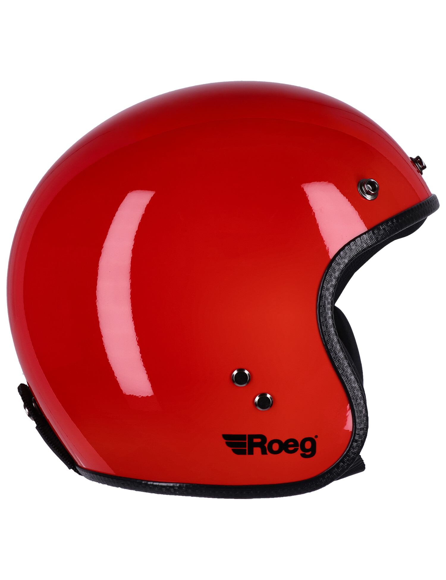 Roeg JETT helmet flaming red gloss