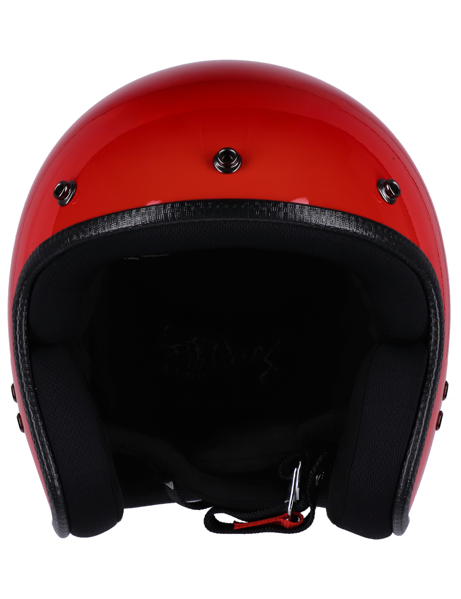 Roeg JETT helmet flaming red gloss