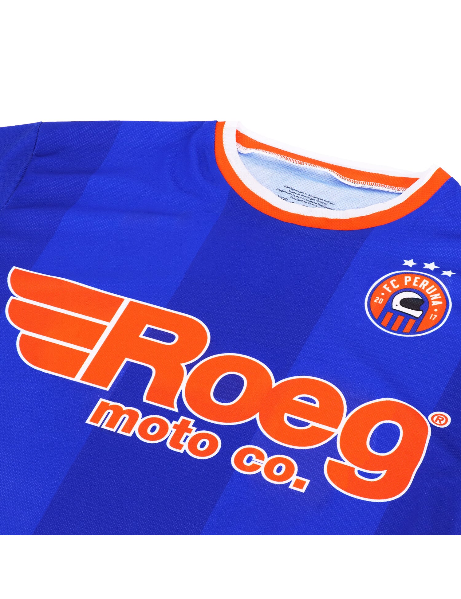 Roeg Peruna LE football jersey