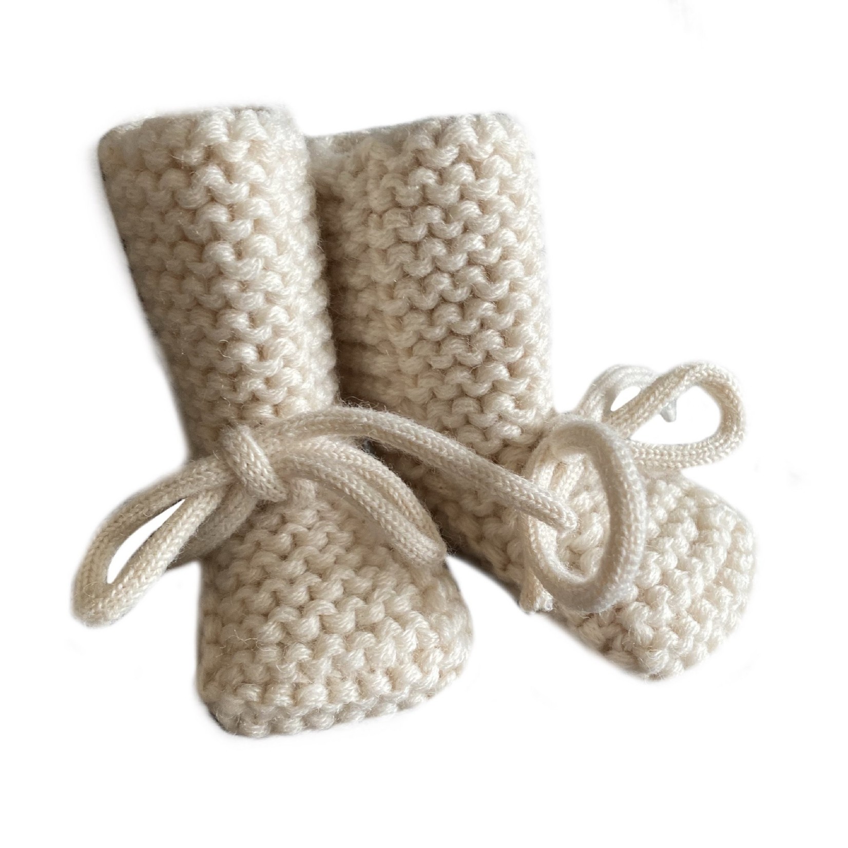 Petite Noé Chunky baby booties off white